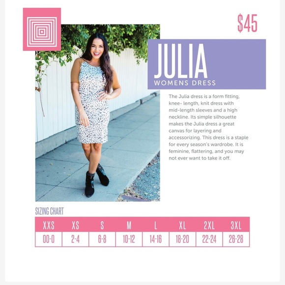 Lularoe 3X heather brown with white stripe Julia T-shirt dress .NWT - Picture 7 of 7